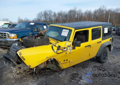 2008 Jeep Wrangler Unlimited X z USA, uszkodzony, nr VIN 1J4GA39178L559834